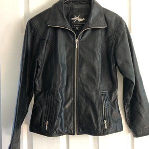 Vintage Leather Jacket Women's Size M